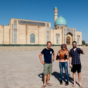 Touring Tashkent with our awesome tourguide and friend Ana (Anastasya).